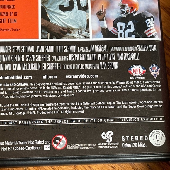 NFL History of the Cleveland Browns 2 DVD Set - Picture 6 of 8